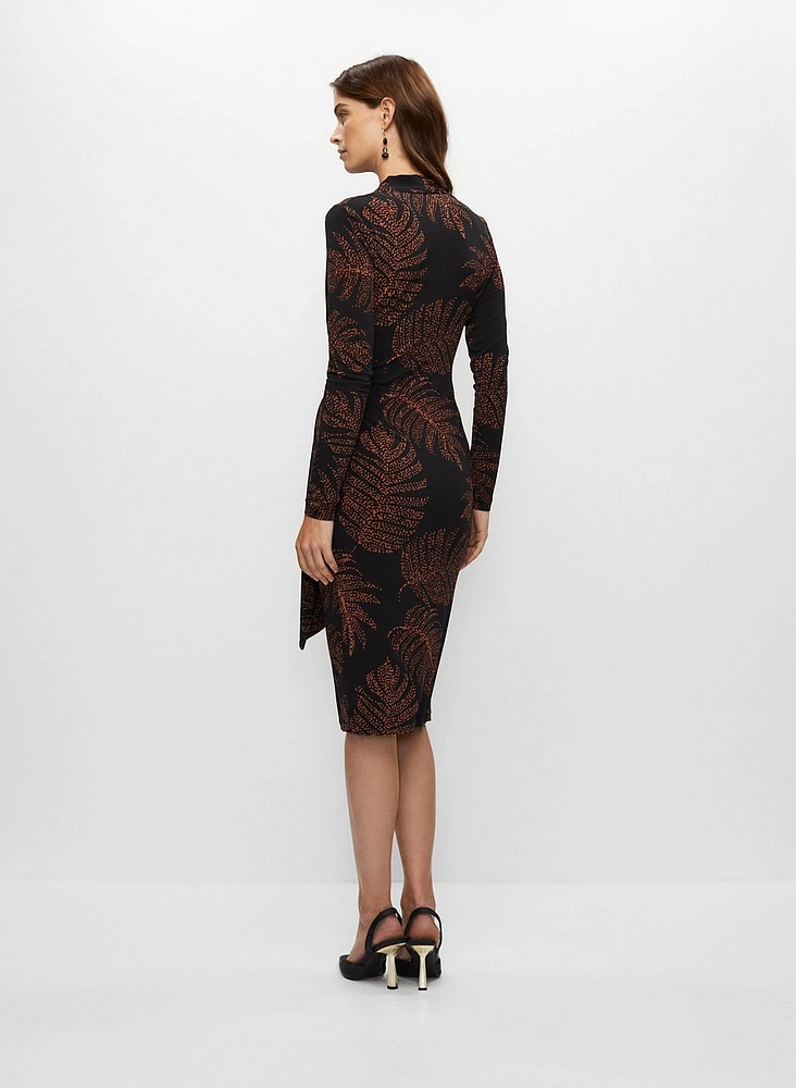 Leaf Motif Dress