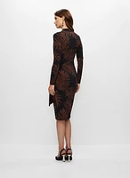 Leaf Motif Dress