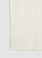 Camisole basique en tricot côtelé