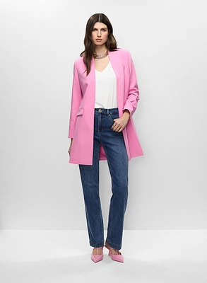 Veste redingote et jean semi-évasé