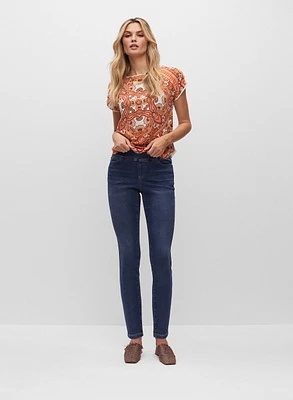 Pull-On Slim Leg Jeans