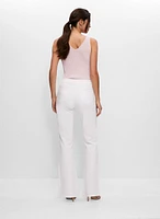 Flare Leg Denim Pants