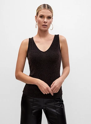 Glitter V-Neck Camisole