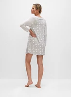 Star & Stripe Print Sleepshirt