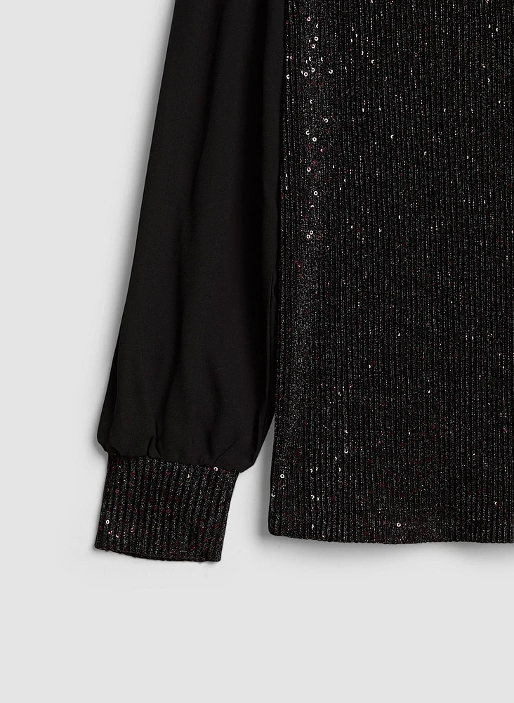 Sequin Detail Top