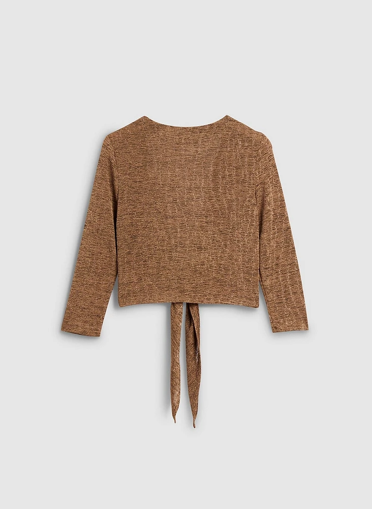 Tie Front Cardigan