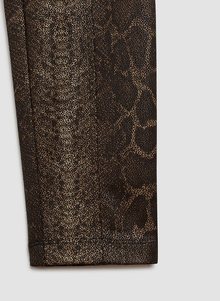 Legging Kayla à motif écailles de serpent