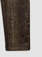 Legging Kayla à motif écailles de serpent