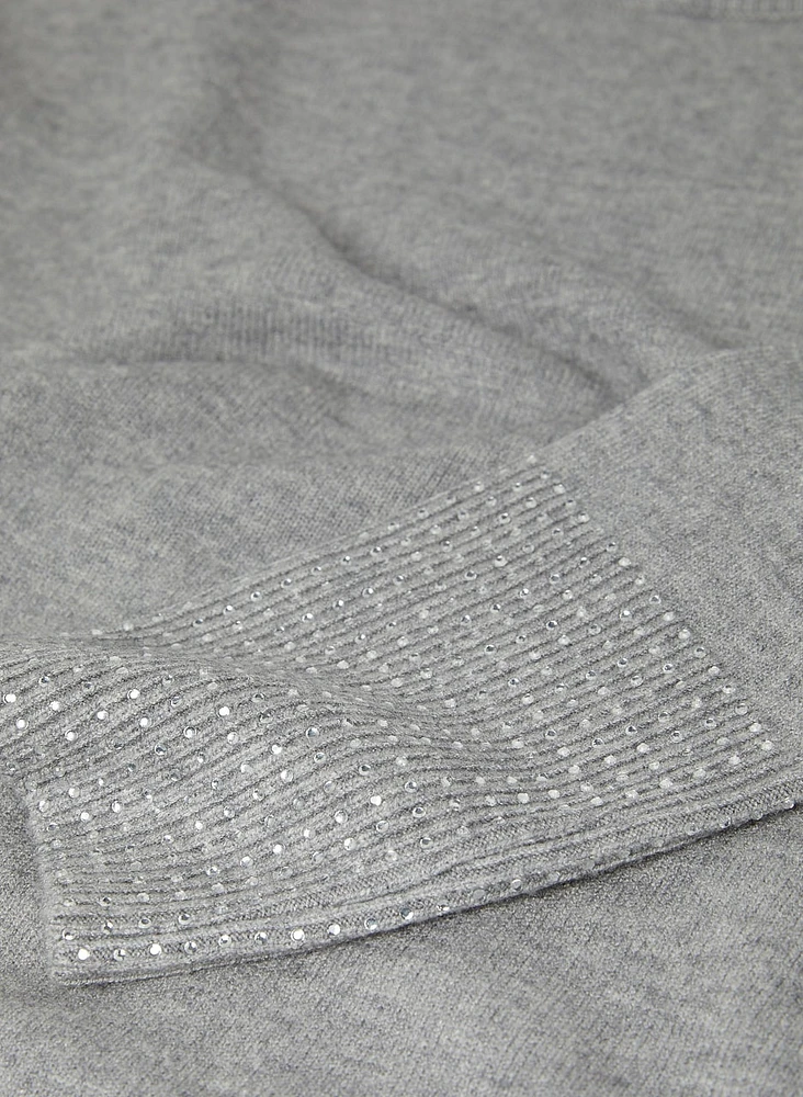 Tunique à détails de strass