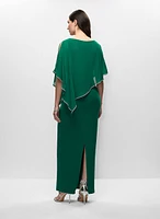 Joseph Ribkoff - Chiffon Poncho Dress