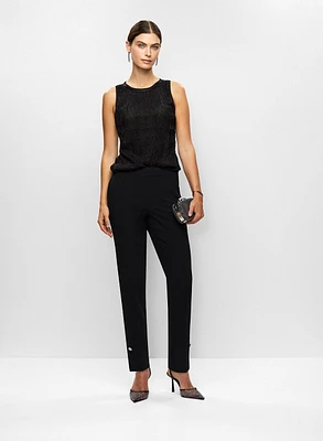 Haut sans manches et pantalon étroit