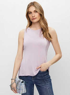 Sleeveless Fit & Flare Top