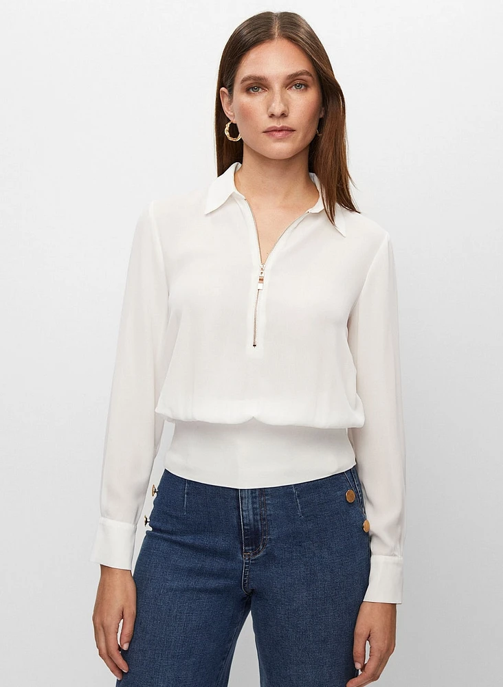 Shirt Collar Blouse