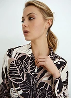 Joseph Ribkoff - Tropical Floral Print Blouse