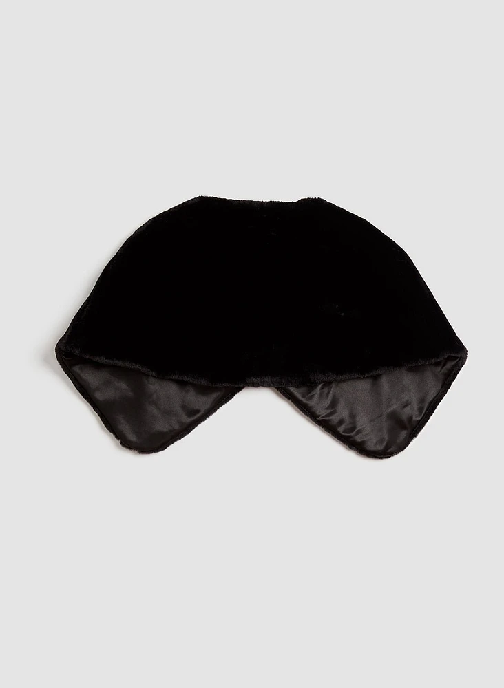 tole en fausse fourrure à broche