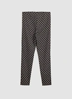 Pantalon Amber à jambe étroite en jacquard