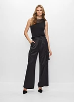Camisole illusion et pantalon cargo