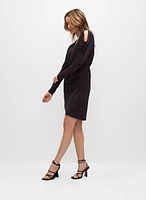 Robe scintillante à épaules dénudées
