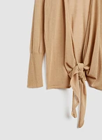 Tie Front Cardigan