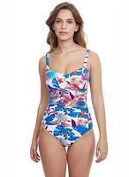 Profile by Gottex - Floral Print One-Piece Swimsuit