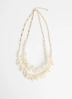 Pearl Cluster Necklace