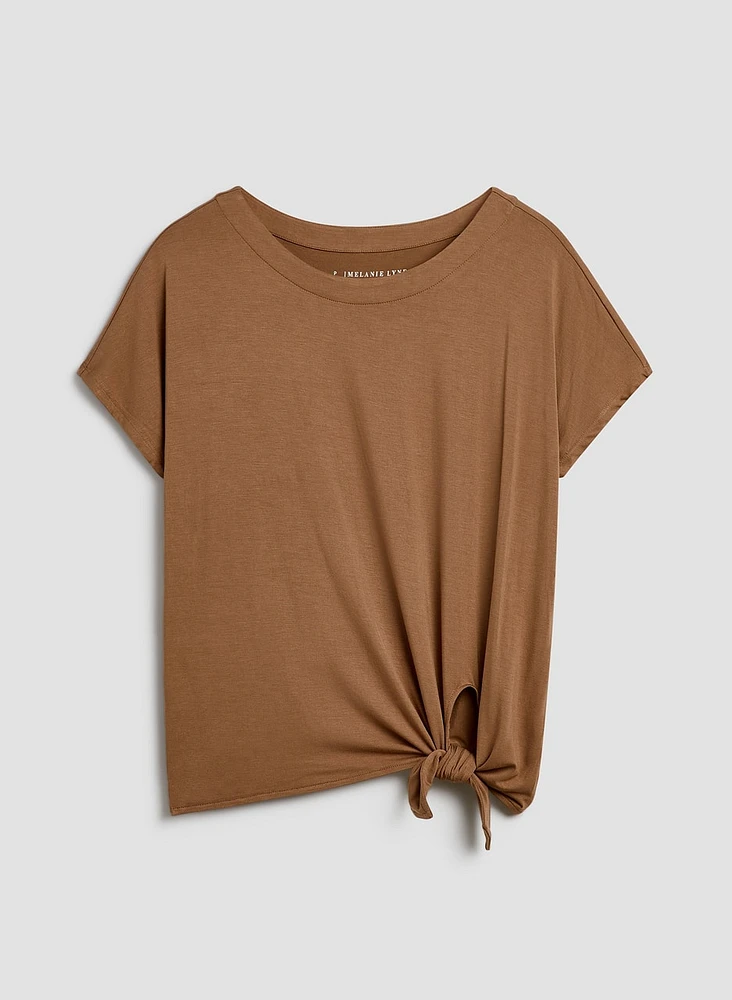 T-shirt à détail nou