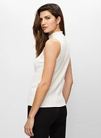 Camisole basique en tricot côtelé