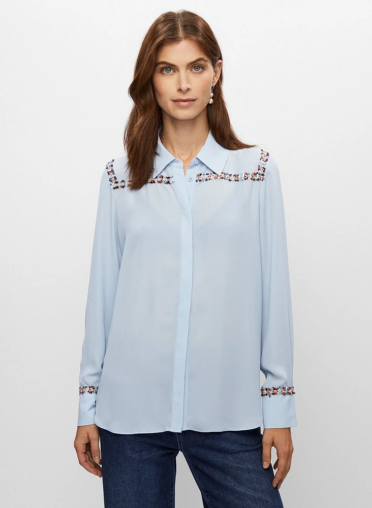 Bouclé Blouse