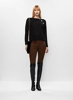Pull à boutons fantaisie et legging Kayla