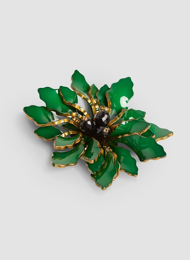 Resin Flower Brooch