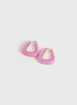 Geometric Hoop Earrings