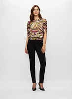 Paisley Print Blouse