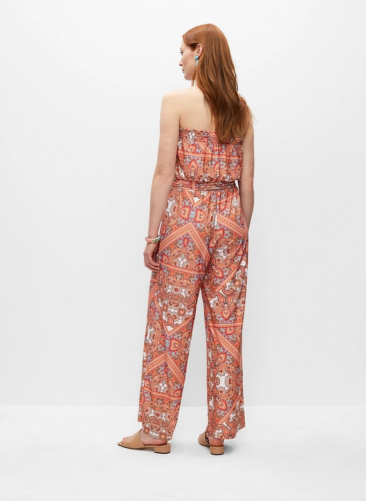 Paisley Print Jumpsuit