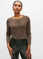 Pantalon à jambe étroite en cuir végane