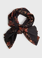 Jacquard Floral Scarf