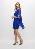 Chiffon Cape Dress