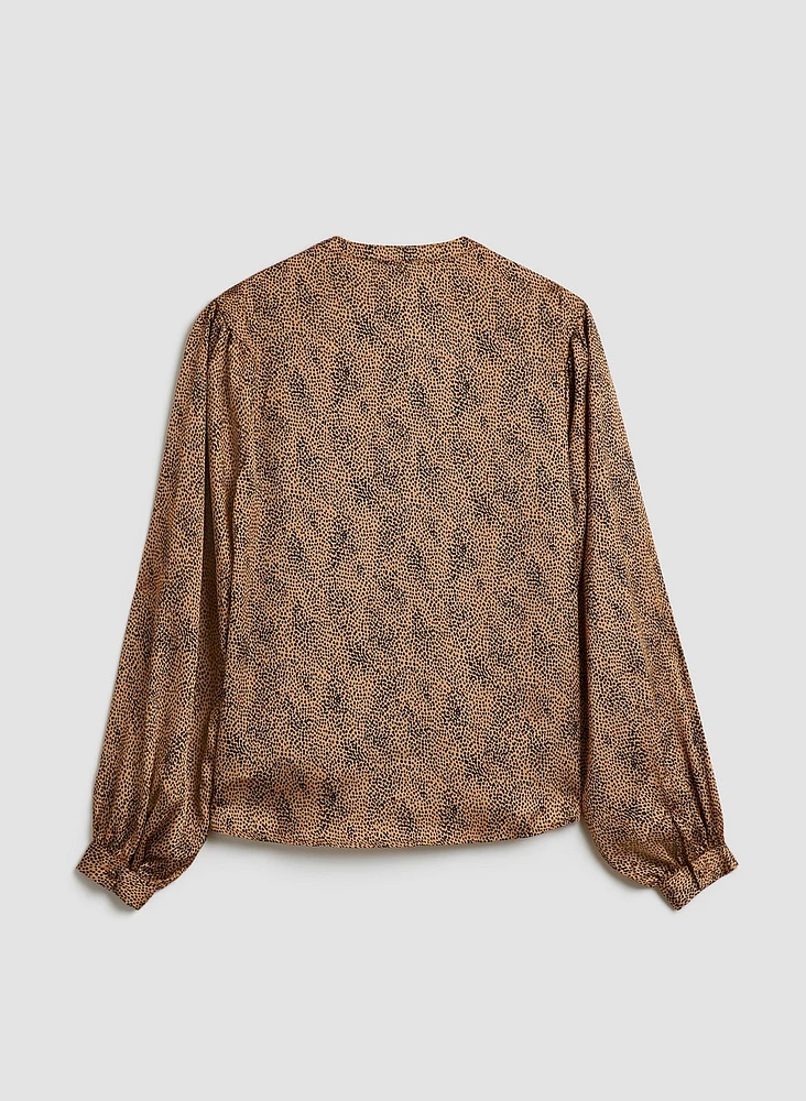 Blouse à motif animal