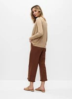 Cardigan avec lien à nouer