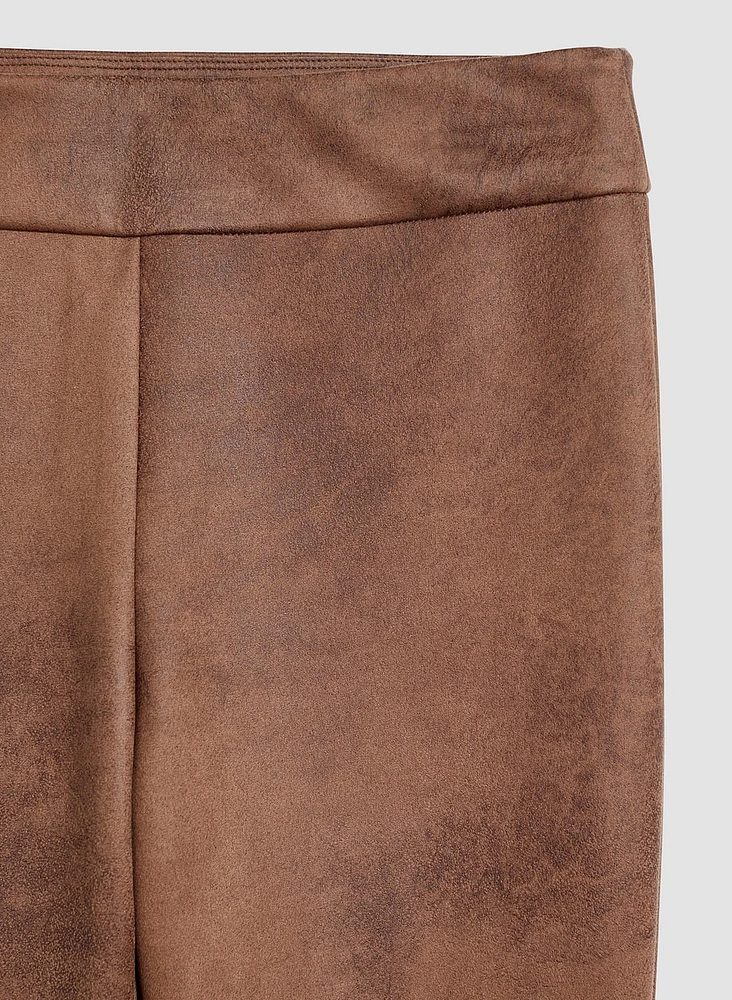 Madison Pull-On Faux Suede Pants