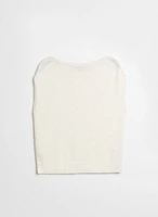 Drop Shoulder Knit Top