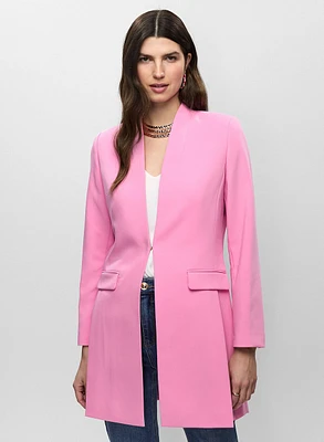 Button Cuff Redingote Jacket