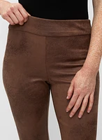 Madison Pull-On Faux Suede Pants