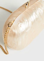 Pochette ovale et nacrée