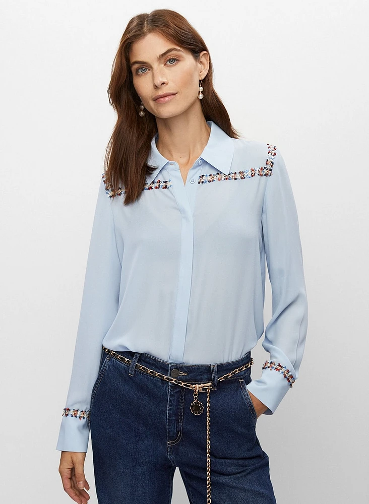 Bouclé Blouse