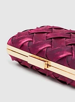 Weave Detail Evening Clutch