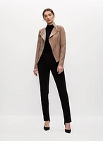 Joseph Ribkoff - Faux Suede Jacket