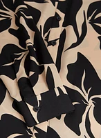 Abstract Floral Motif Tunic