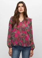 Paisley Print Blouse