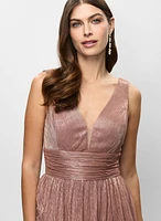 Shimmering Tiered Dress