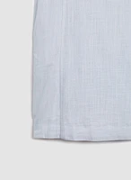 Robe de jour courte à boutons décoratifs